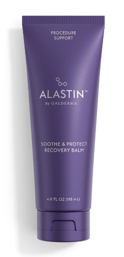 Bottle of ALASTIN by Galderma soothe & protect revocery balm