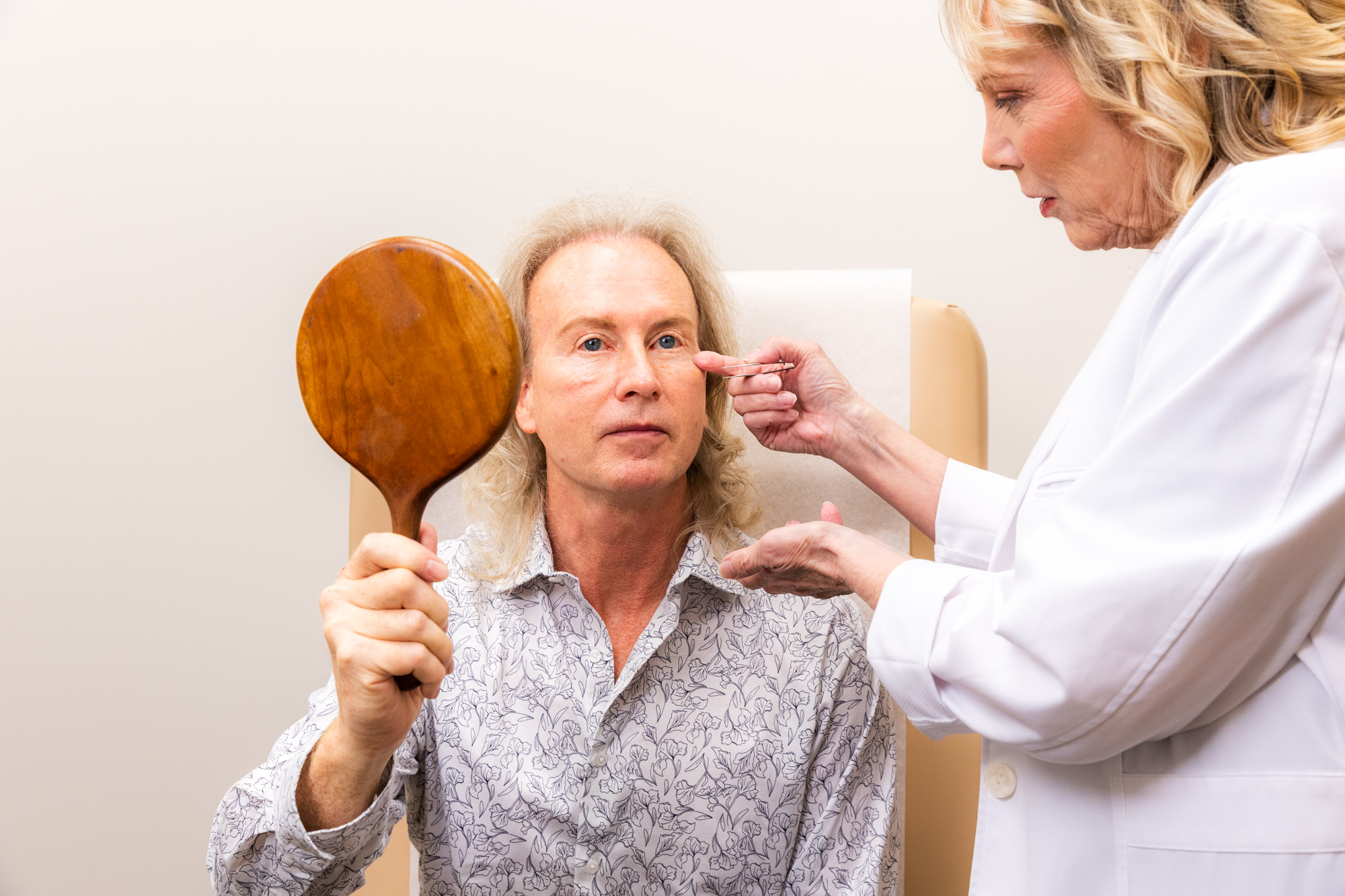 Provider and client in a consultation.